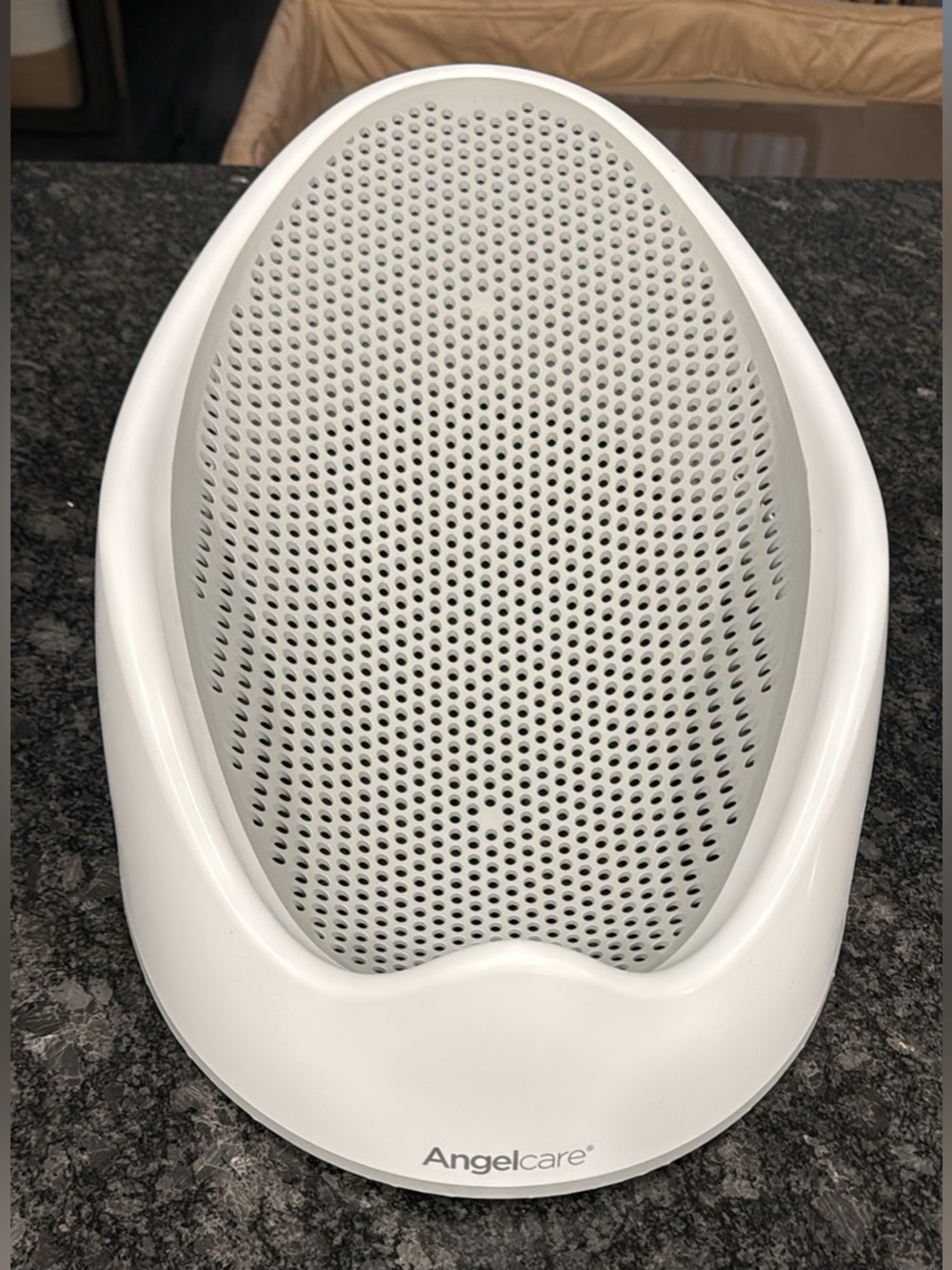 Infant Bath Support - White Ergonomic Mesh Design